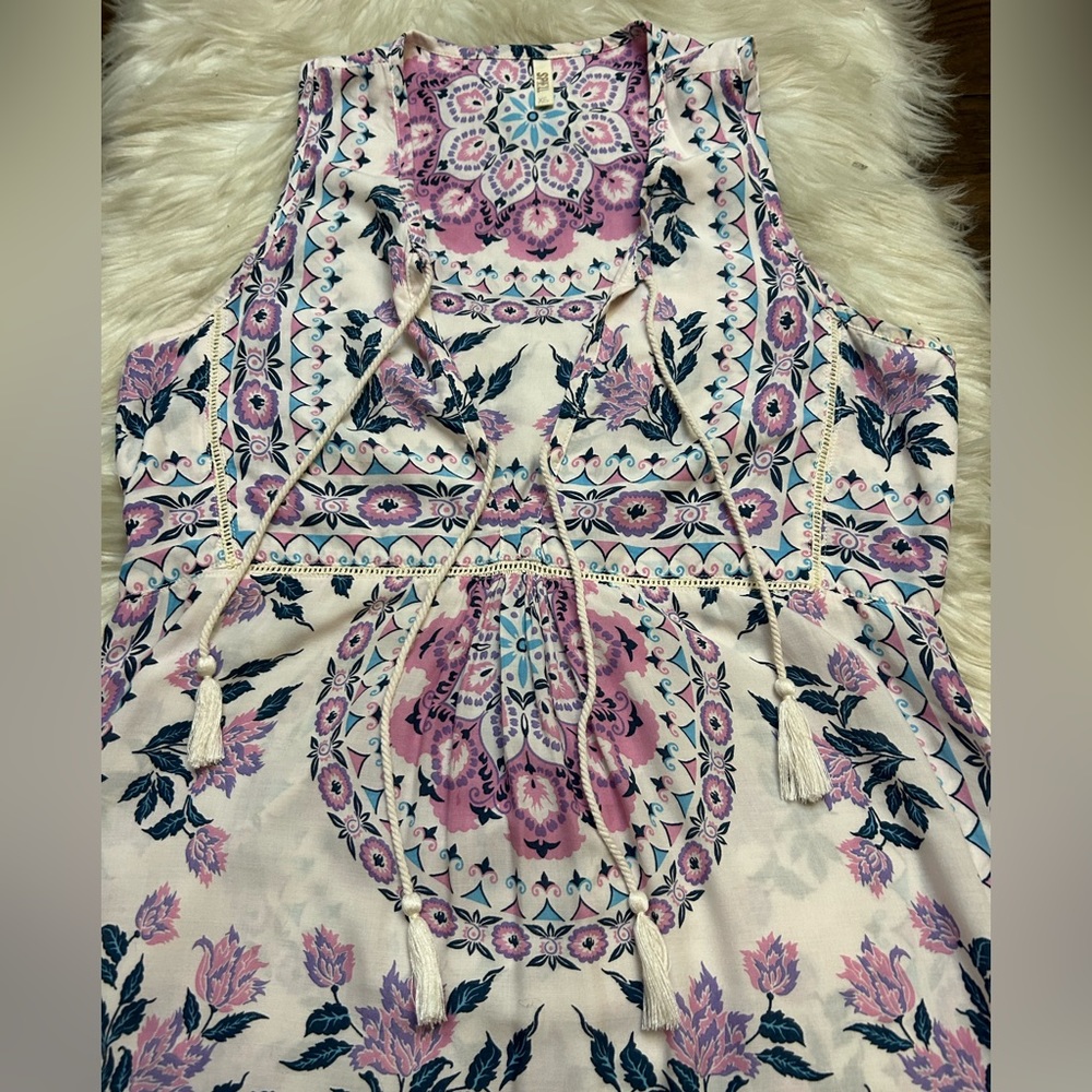 SPELL & THE GYPSY COLLECTIVE Pandora Split Dress Boho Maxi Primrose Print - Picture 10 of 16